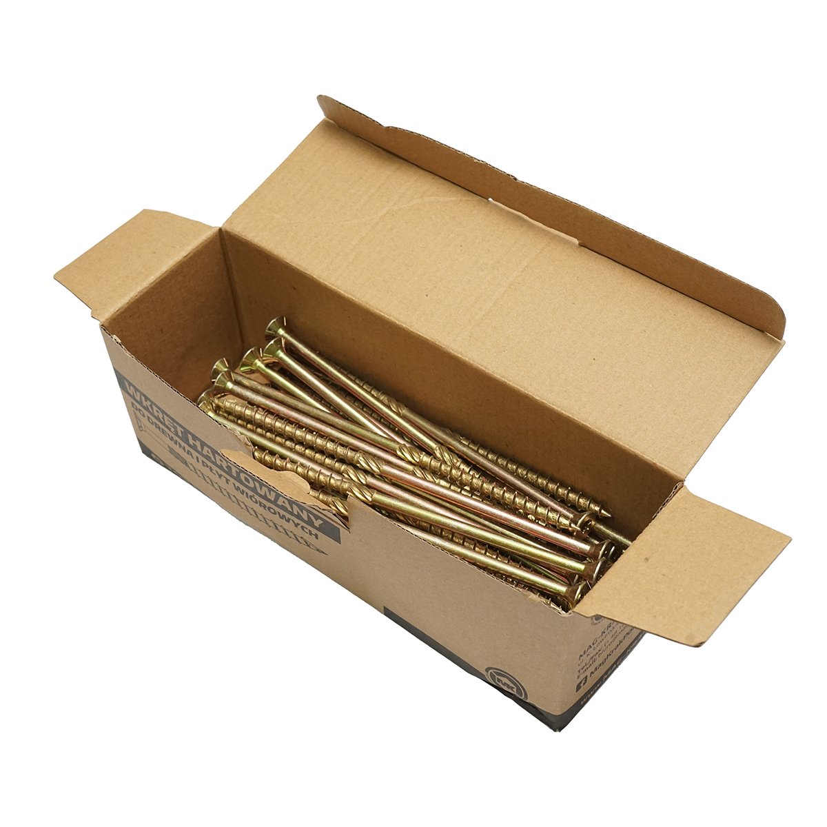 Surub pentru lemn autofiletant cu cap inecat 8x200mm tip torx TX40, 50 buc/cutie